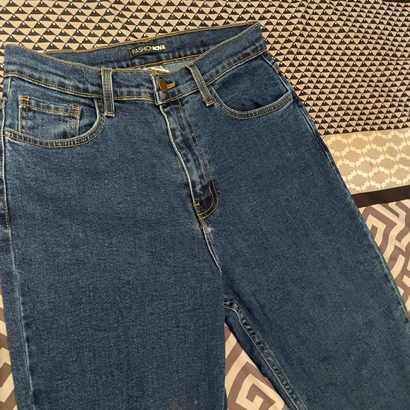 Fashion Nova I Got It From My Mama Jeans - Dark Denim. Fashion Nova size 7 - Picture 3 of 10